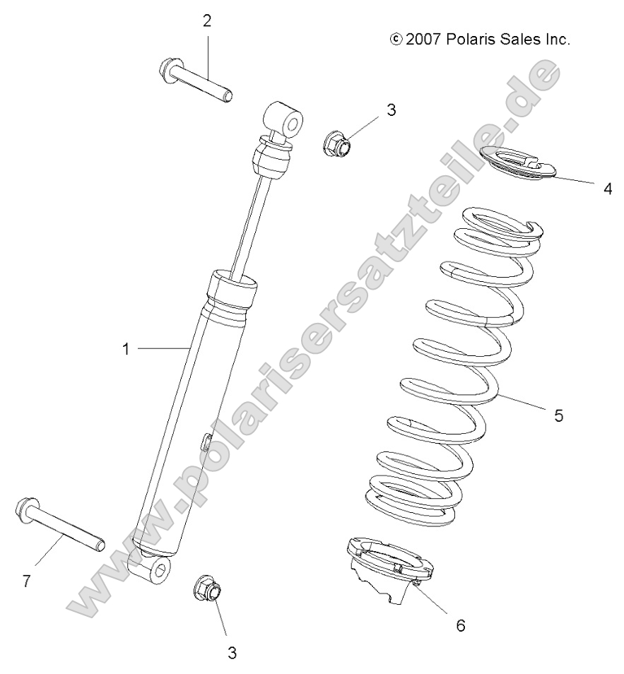 Suspension, Shock, Rear