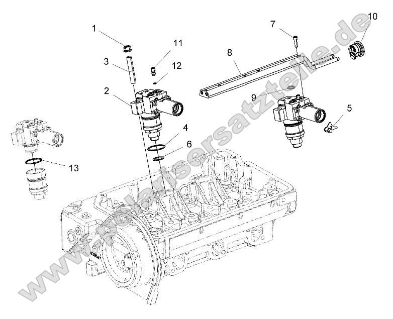 Engine, Fuel Injection Pump, Delivery Pipe