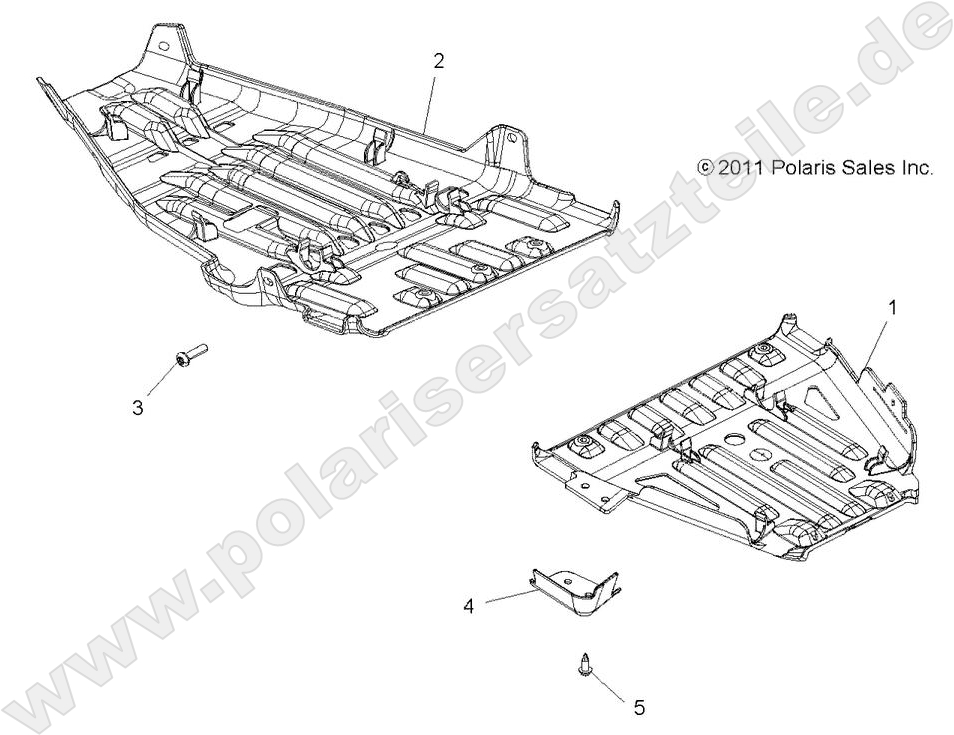 BODY, SKID PLATES BODY, SKID PLATES