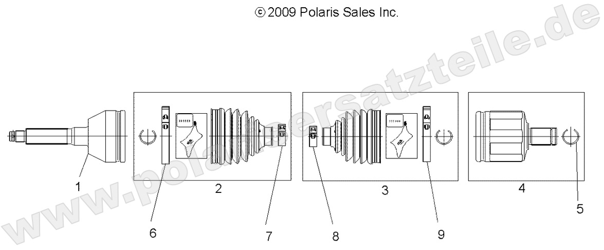 DRIVE TRAIN, FRONT DRIVE SHAFT