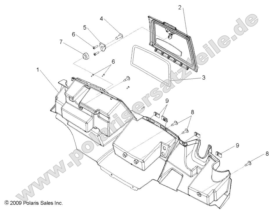 BODY, GLOVE BOX STORAGE