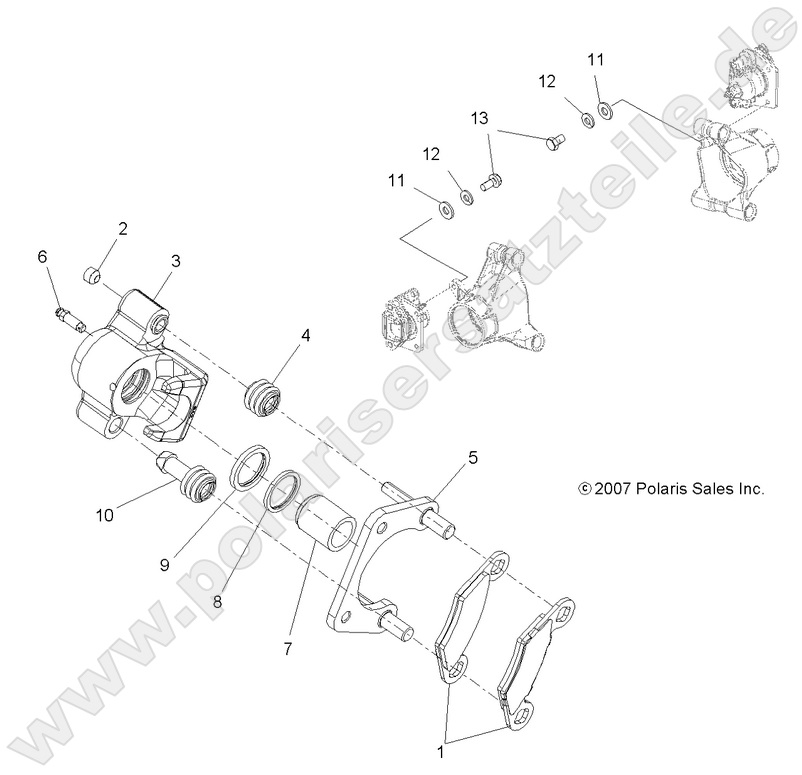 BRAKES, REAR CALIPER