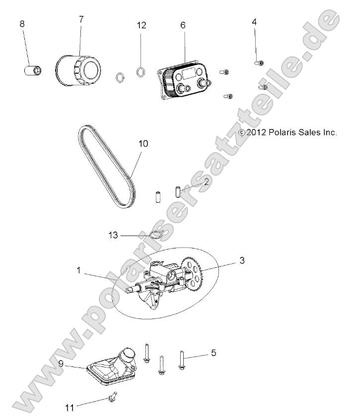 Engine, Oil Pump and Oil Cooler Engine, Oil Pump and Oil Cooler