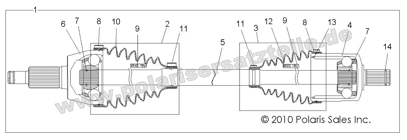 Drive Train, Front Drive Shaft