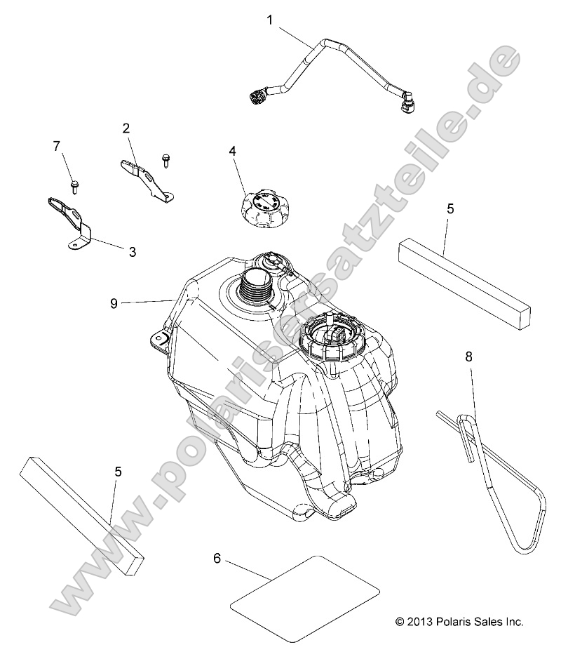 Body, Fuel Tank Asm. Body, Fuel Tank Asm.