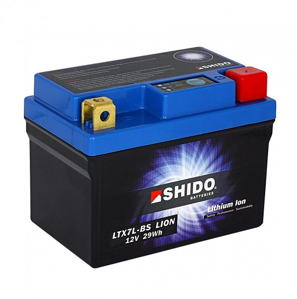 Shido LTX7L-BS Lithium Ionen Batterie 12V LiFePO4 (YTX7L-BS)