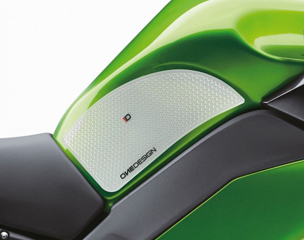 OneDesign Racing Tank Grip Pads Transparent Kawasaki Z1000 SX 2011-19