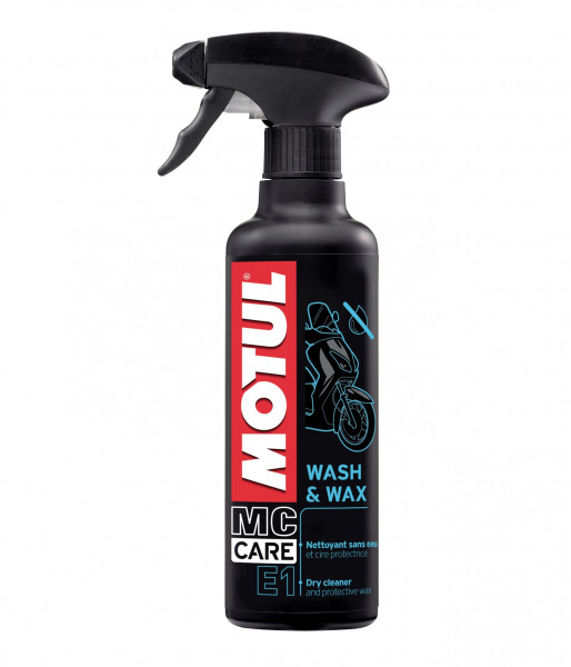 Motul E1 Wash & Wax Pumpspray - Trockenreiniger - 400 ml