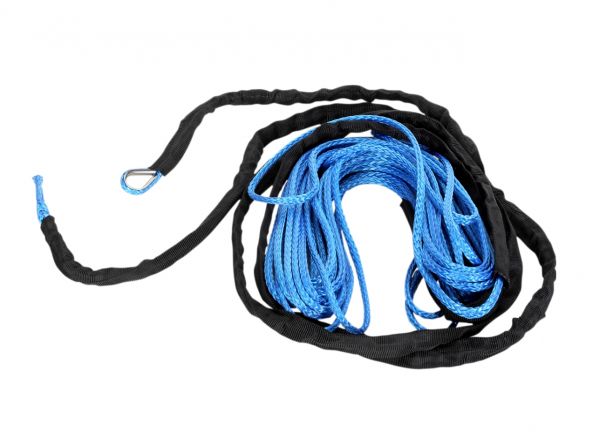 Moose Utility Synthetik Nylon Seilwinden Seil blau 15 m x 6 mm
