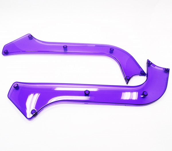 Fantic ISSIMO Rahmencover Set Transparent violet