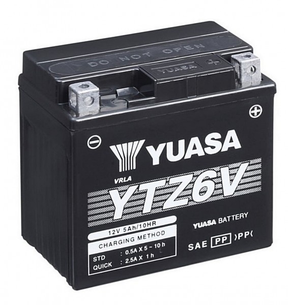 Yuasa YTZ6V Batterie AGM 12V 5AH (FTZ6V-BS)
