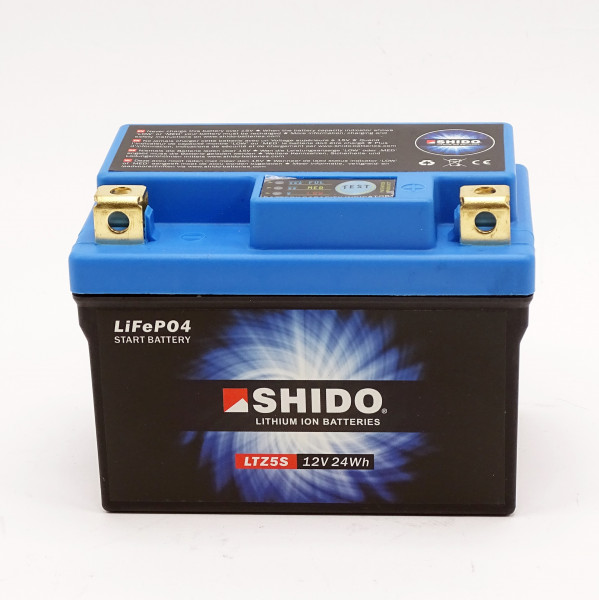 Shido LTZ5S Lithium Ionen Batterie 12V LiFePO4 (YTZ5S-BS, YTZ5S)