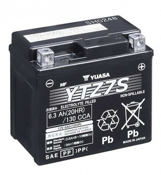 Yuasa YTZ7S MF Batterie AGM 12V 6AH (TTZ7S, FTZ7S, GTZ7S)