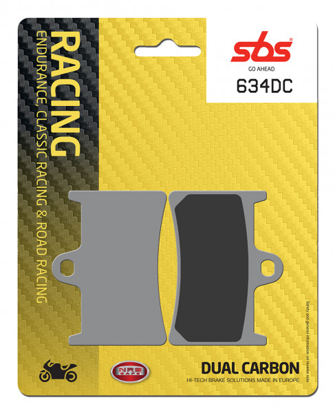 SBS Bremsbeläge DC Dual Carbon Racing "Trackday" - 634DC